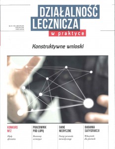 Działalność medyczna w praktyce okładka